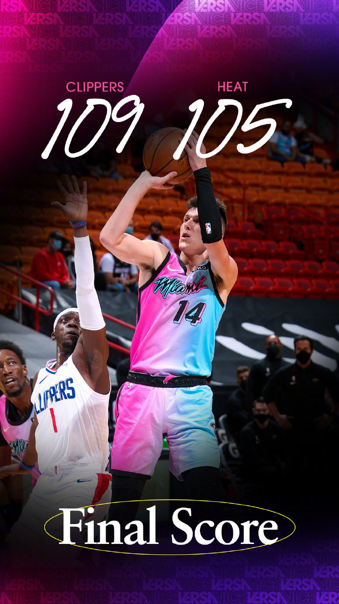 快船109-105扑灭热火 快船6人上双 希罗19+10