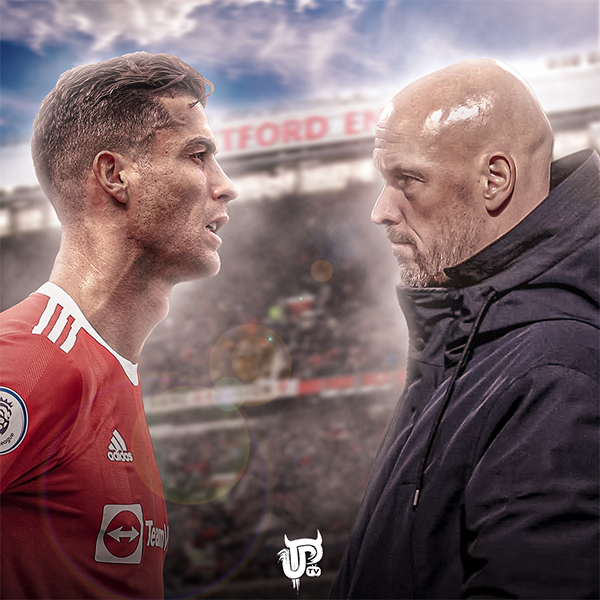 滕哈格与C罗 “口水仗” 背后，曼联主帅暗赞C罗言论