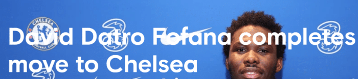 官方：切尔西签下20岁科特迪瓦前锋弗法纳