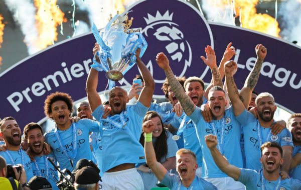 2018-19赛季英格兰超级联赛积分排名及数据统计