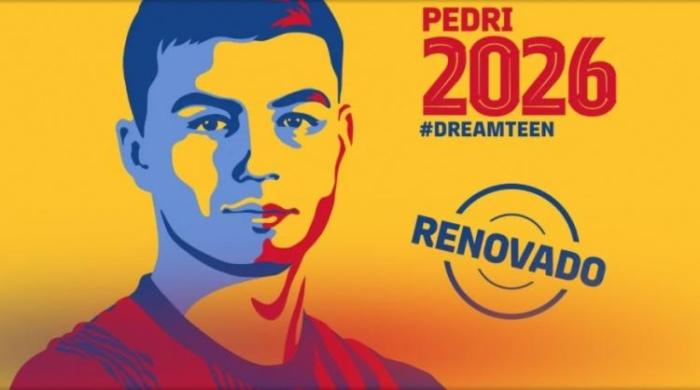 巴萨官方：佩德里续约至2026年，解约金10亿