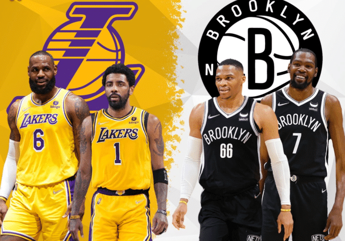 名记列湖人5换4交易方案：送走威少引援欧文 博扬等人也联手詹姆斯