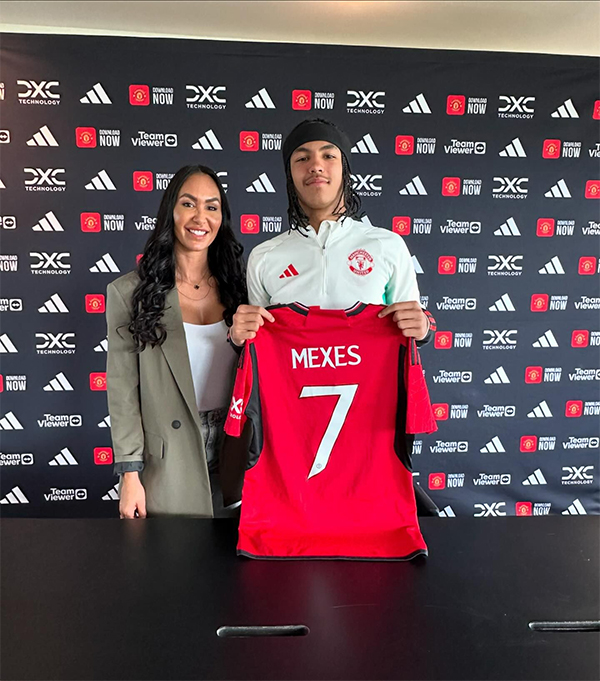 曼联官宣英超名将之子加入，百米冠军以 7 号示人，新中卫候选增多