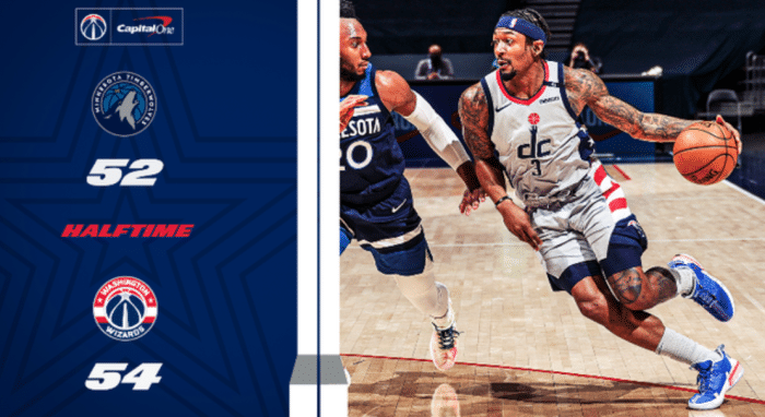 NBA赛季首人！韦少19+14+12！比尔34分奇才两连胜