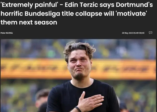 泰尔齐奇：丢冠的痛苦将激励他们在下个赛季做得更好