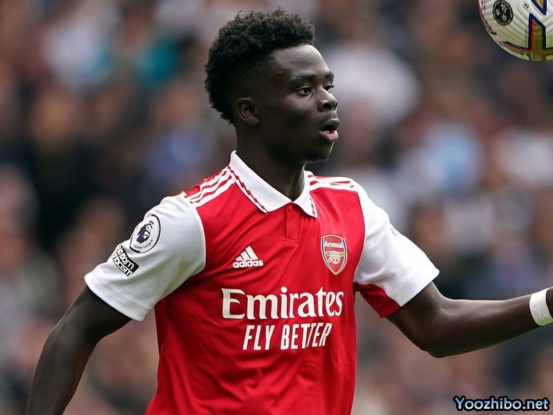 萨卡追平连续82场英超比赛的纪录 与保罗-默森并列第一