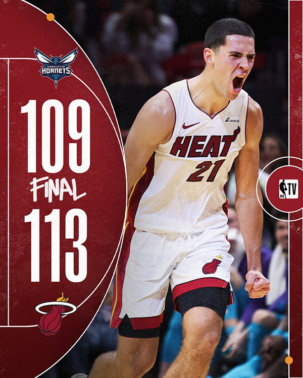 湖人旧将末节17+5三分救主：巴特勒等人疯狂庆祝 热火又捡到宝了