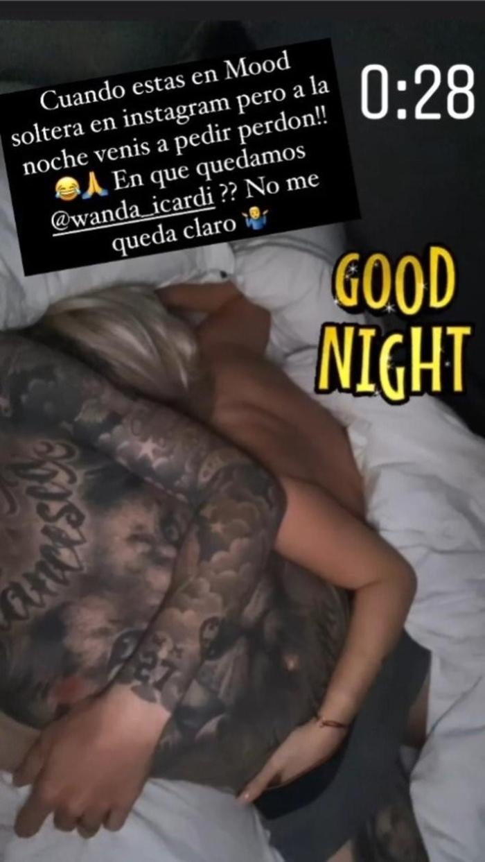 伊卡尔迪晒裸照质问旺达，并取关所有人