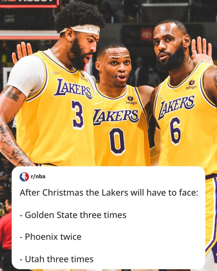 湖人剩余赛程联盟最难！最易赛程仅16胜17负，33场已换18套首发