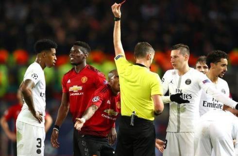 博格巴红牌是什么情况？博格巴职业生涯有多少红牌？