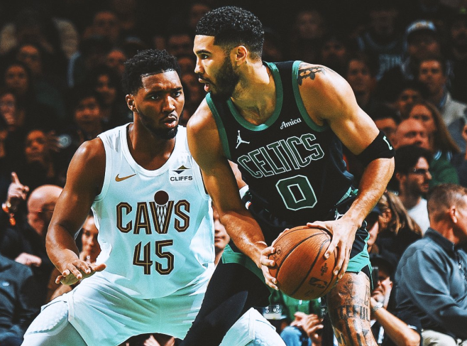 重磅对决！绿军终结骑士15连胜，塔图姆破纪录庆祝震动赛场