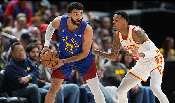 波特、穆雷齐爆发，掘金大胜老鹰，重夺西部第一