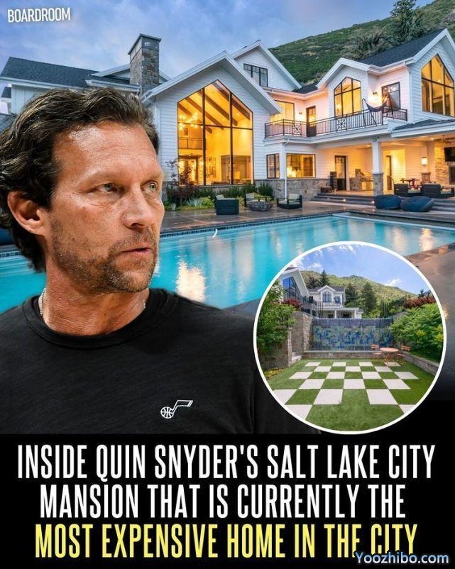 1275万美元！前爵士主帅挂牌出售豪宅 美媒：盐湖城最贵的房子