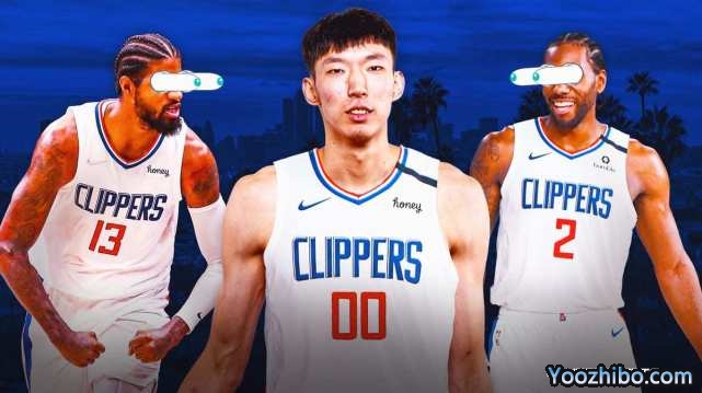 美媒晒周琦快船球衣PS照！有望争留队名额？2米18中锋成潜在对手