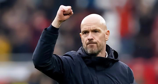 腾哈格：阻止曼城三冠王很重要 我们会尽一切努力赢得冠军