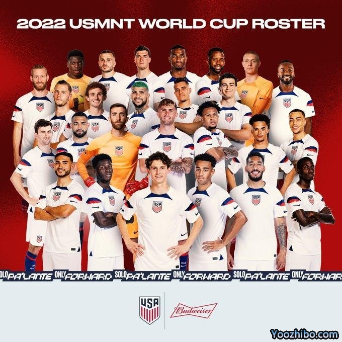 美国世界杯大名单：普利西奇领衔，麦肯尼入选