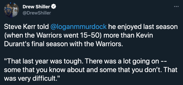 讽刺我呢？科尔言论惹争议+杜兰特愤怒反击，揭开19年勇士未夺冠真因！