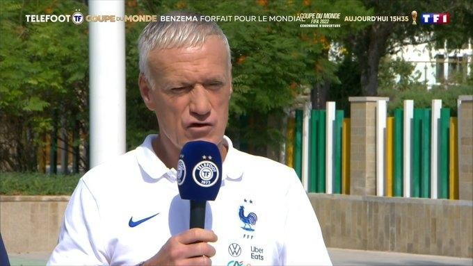 德尚：不会招入球员递补本泽马