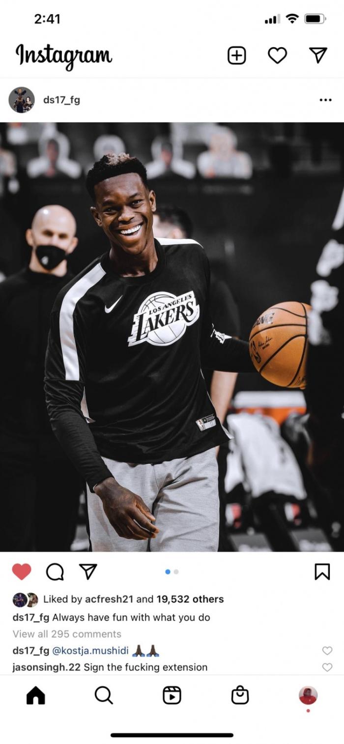 拒绝湖人续约原因曝光！网友@施罗德，小黑：8400万休赛期我会考虑的！