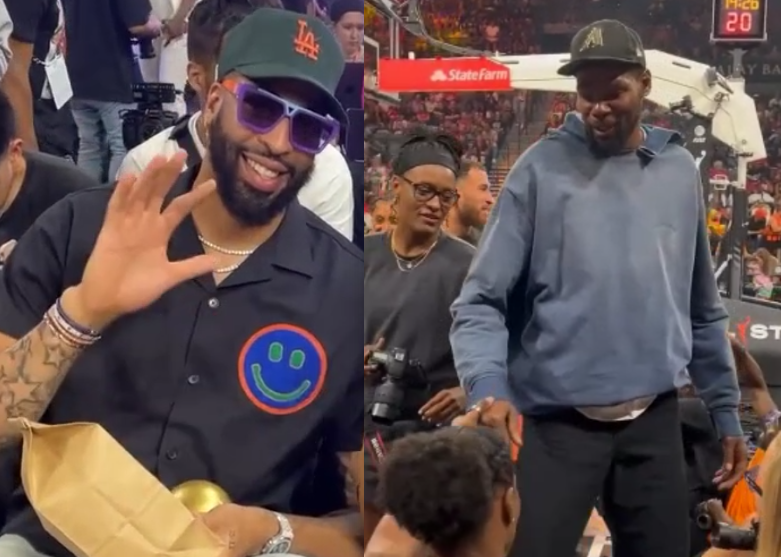 杜兰特浓眉等观看WNBA全明星赛：德罗赞金链子抢镜 韦德麦迪也来了