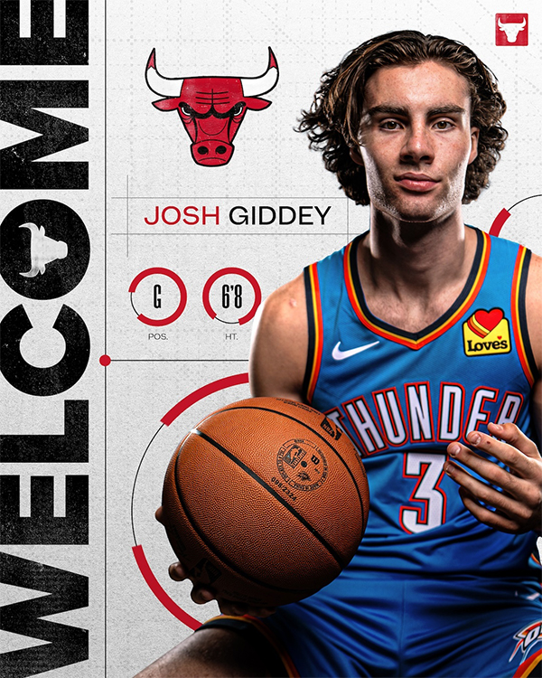 吉迪抵达芝加哥 感谢雷霆众队友祝福