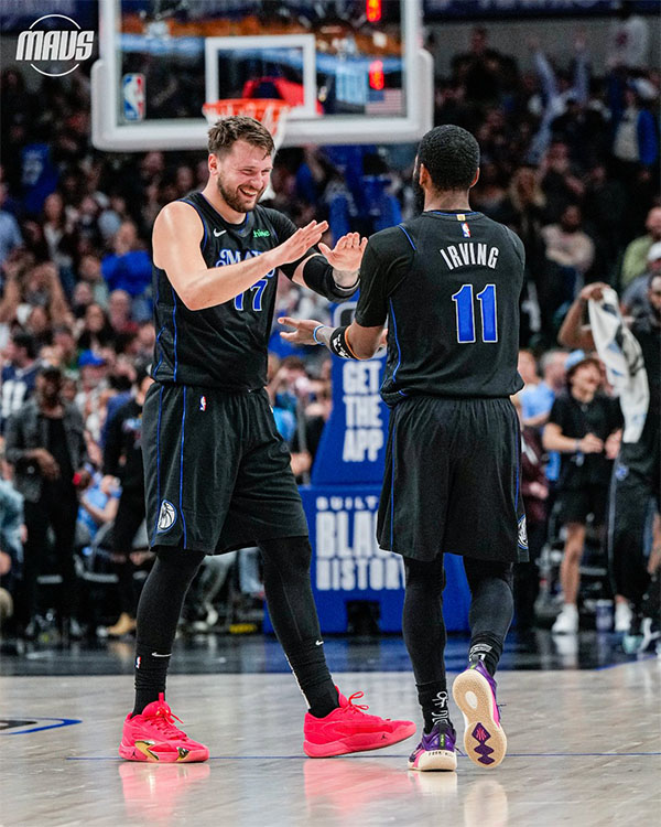 东欧70分豪取7连胜：东契奇拒刷三双打爆太阳 欧文潇洒完胜杜兰特