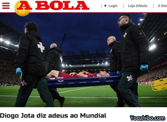 葡萄牙遭重创！曝利物浦王牌伤缺超1个月无缘世界杯，C罗痛失好帮手