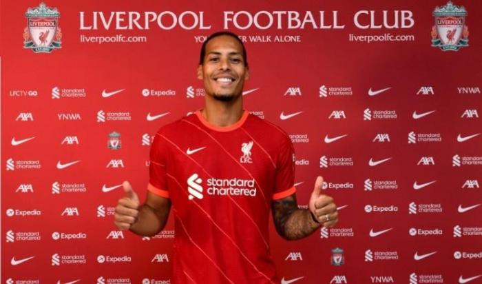 官方：利物浦与范迪克续约至2025年