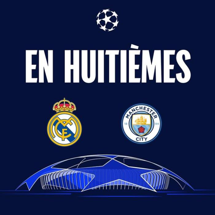 双双平局，皇马、曼城携手提前两轮晋级欧冠16强