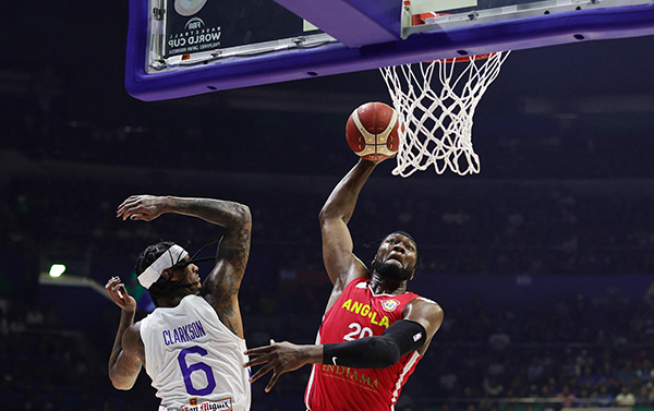 安哥拉80-70击败菲律宾 费尔南多14+7 克拉克森21+7