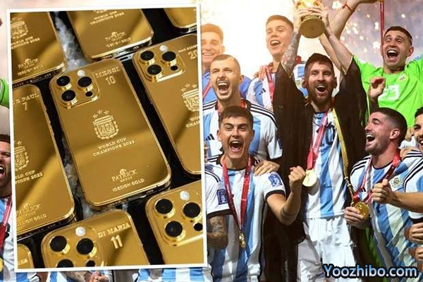 太阳报：梅西花17.5万镑买了35部金色iPhone，送给阿根廷队成员
