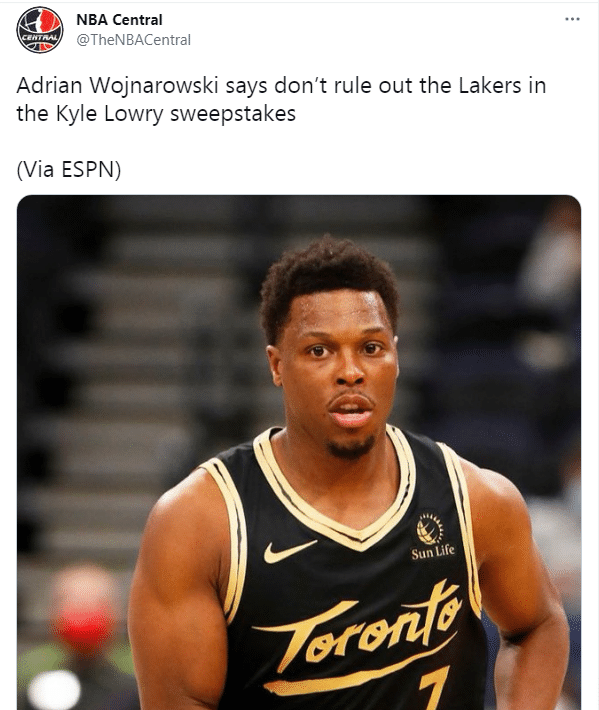 WOJ爆料湖人有意洛瑞，湖人会豪赌洛瑞？三因素让交易很难发生