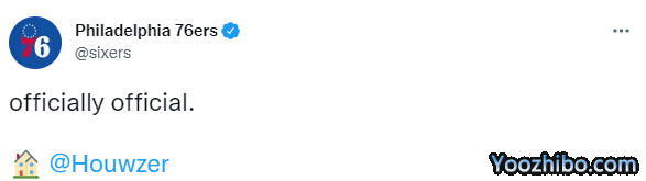 官宣！哈登2年6860万正式降薪续约76人 登哥相信能在费城夺冠