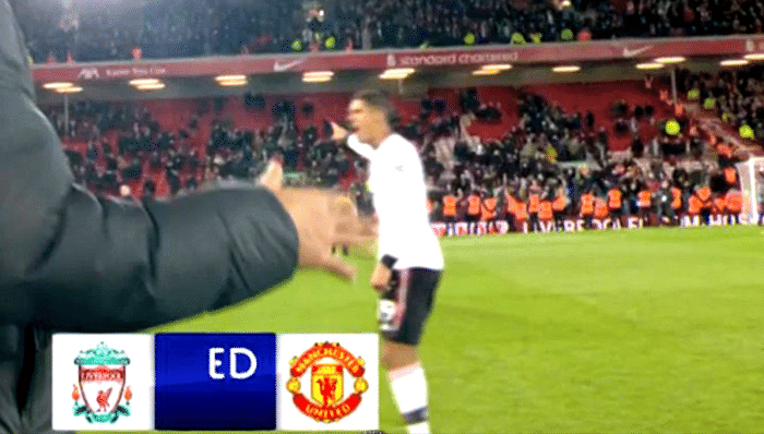 瓦拉内怒吼曼联队友，提醒当面向球迷道歉！安菲尔德高呼C罗嘲讽