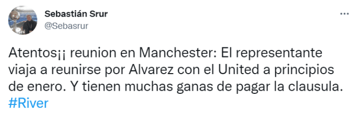 记者：曼联准备为阿根廷00后新星支付违约金