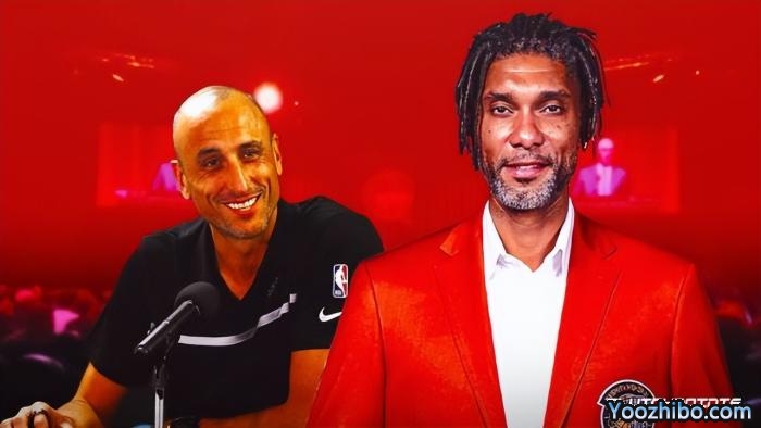 邓肯成吉诺比利名人堂引荐人！马刺晒温馨合影，GDP赢球数据太狠