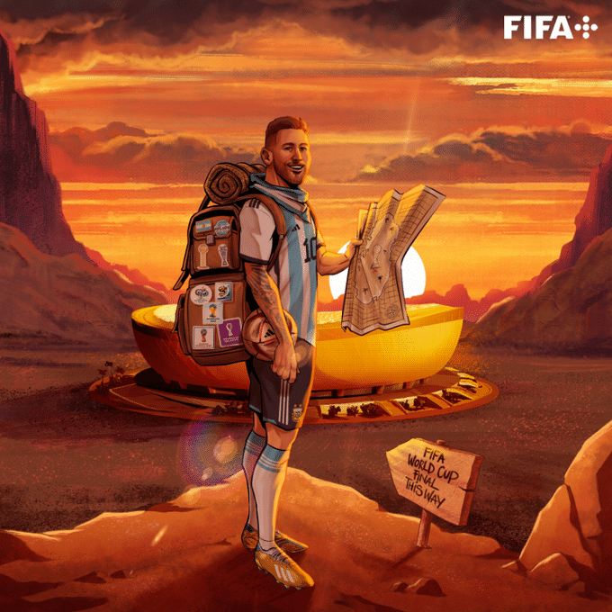 梅西是世界杯现役第一射手，赛事历史造进球最多者