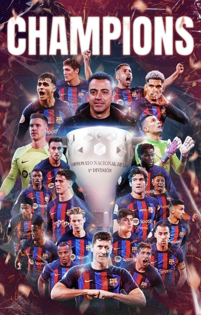 1478天等待！后梅西时代，巴萨首次问鼎西甲！完美送别34岁队长