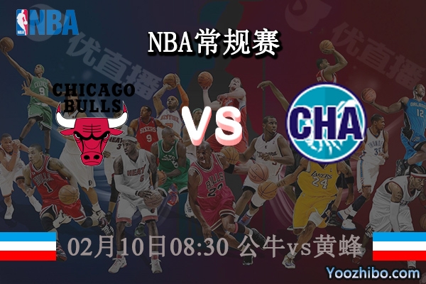 02月10日 NBA常规赛 公牛vs黄蜂直播前瞻分析
