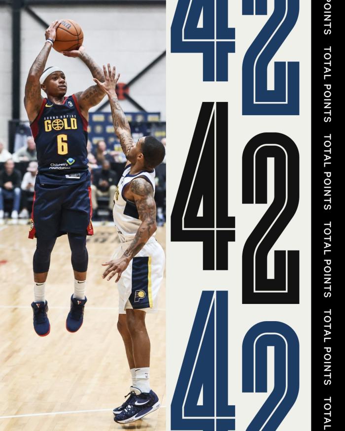 小托马斯首秀闪耀全场，轰42+8+6！G联赛官方：GOAT回来了