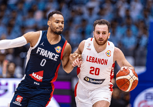 法国85-79力克黎巴嫩 戈贝尔缺阵 富尼耶17分 阿拉基29分