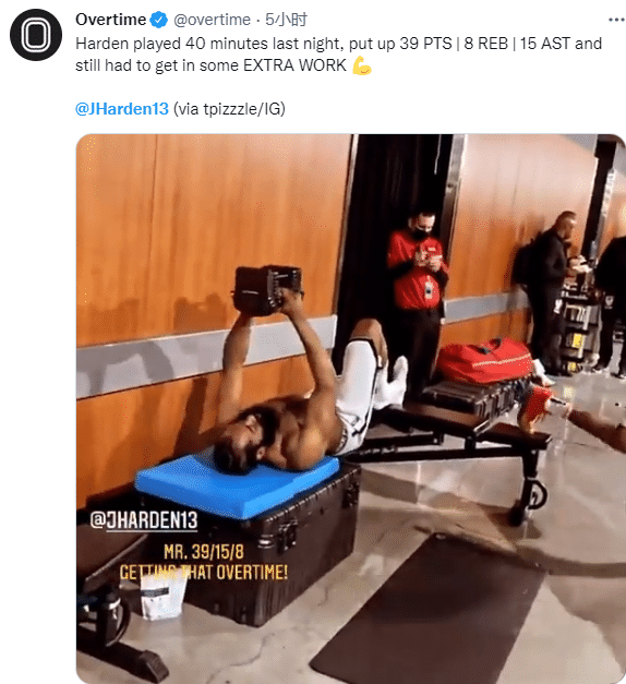 哈登复出后就像变了个人，赛后赤膊加练太拼！发声：我正在慢慢改变