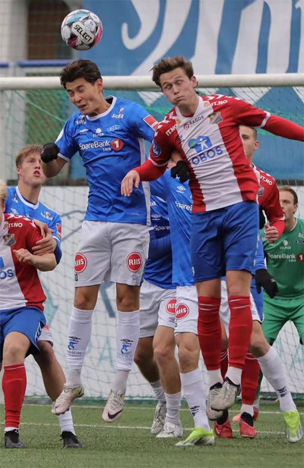 落选国足后，26 岁归化侯永永闪耀挪甲：破门扳平，16 球 7 助登顶射手榜