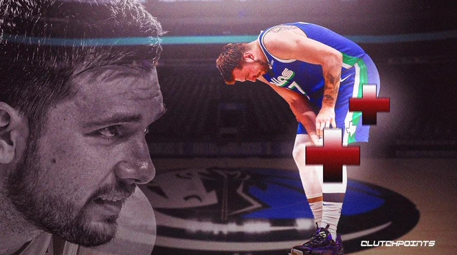 东契奇受伤一幕曝光：热身赛撞伤膝盖提前退赛 半场18分伤势无碍