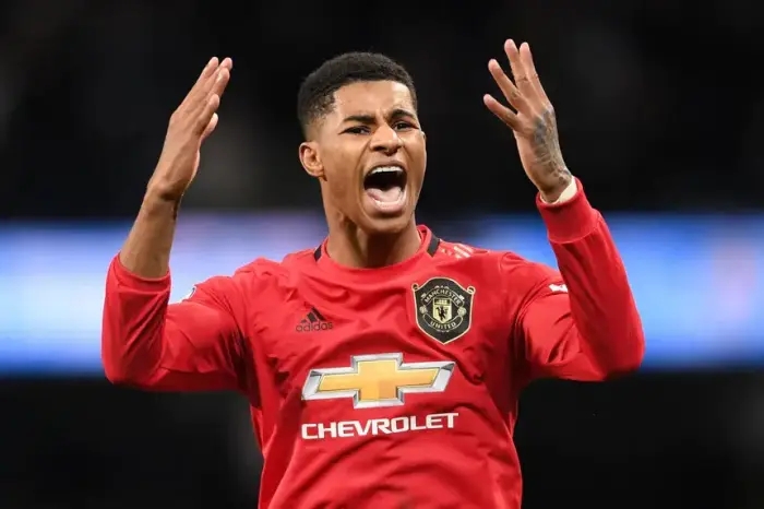 电讯报: 拉什福德未伤及韧带, 但脚踝仍肿胀淤青