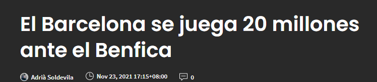 巴萨把欧冠八强奖金加入预算，一战关乎2000万