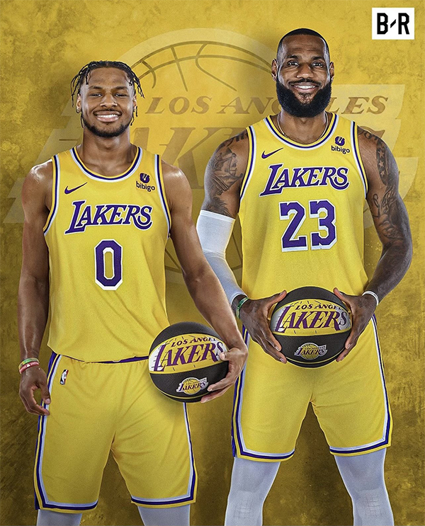 2024年NBA选秀：湖人选中布朗尼 众星祝贺