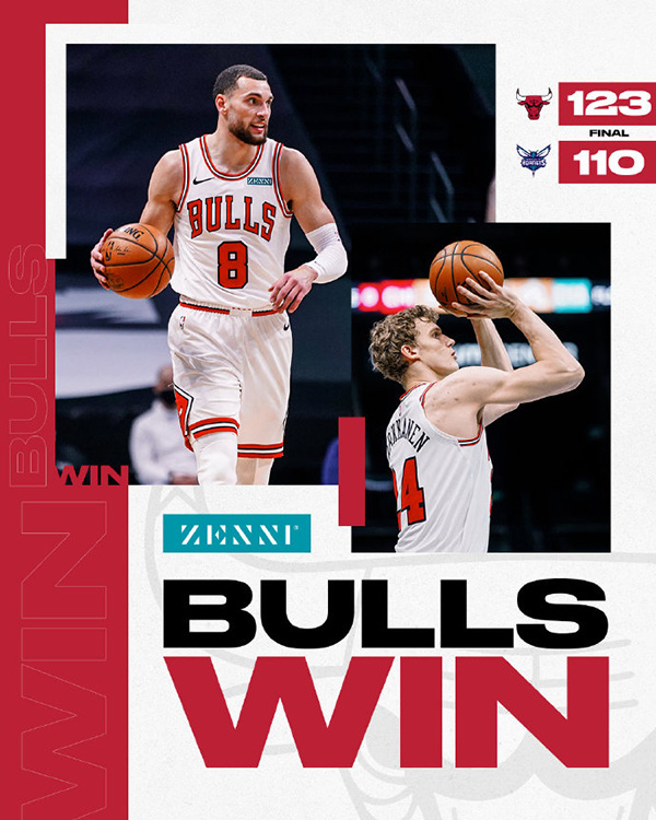 公牛123-110击败黄蜂 拉文25+9 海沃德34分