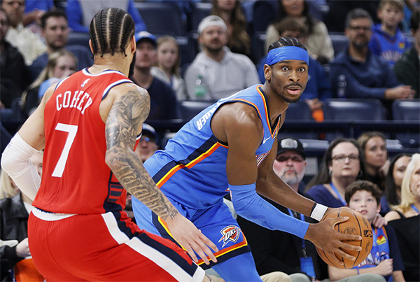 雷霆三杀快船 亚历山大29+8率队豪取13连胜