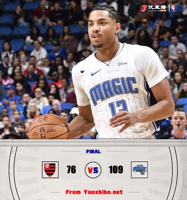 魔术109-79战胜弗拉门戈 霍华德21分 奎因24分 休斯坦15+6